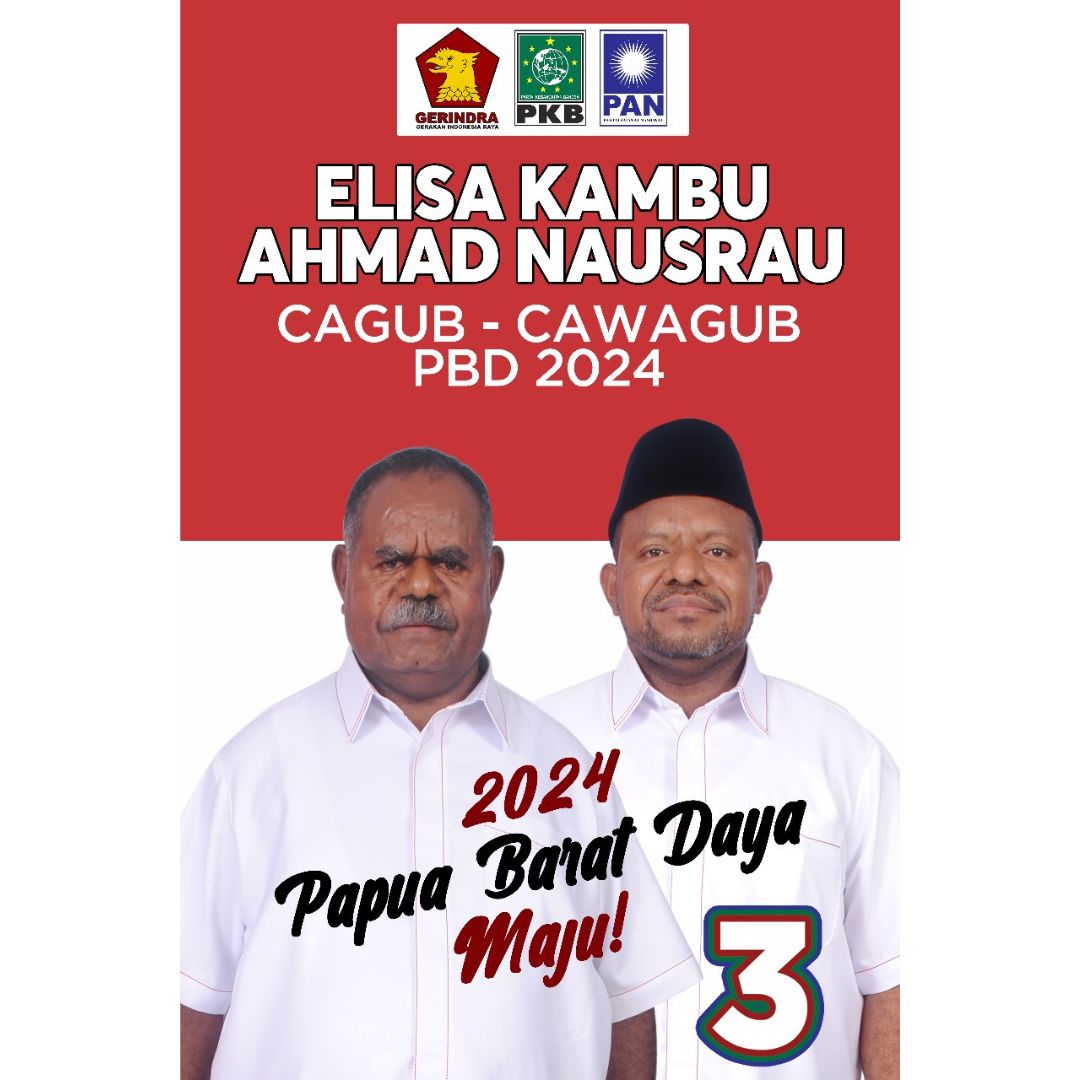 Pasangan Calon Gubernur dan Wakil Gubernur Papua Barat Daya - No Urut 3 Pilkada 2024