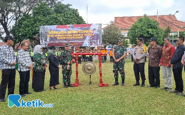 Tutup TMMD Sengkuyung Tahap II TA 2024, Begini Amanat Dandim Sleman