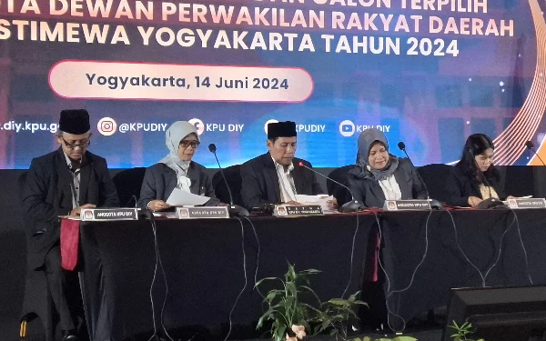 KPU DIY Tetapkan 55 Anggota DPRD DIY Terpilih Periode 2024-2029, Terdapat 29  Petahana