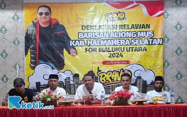 Deklarasi Bravo 24 Halmahera Selatan, Rekrut Berbagai Elemen Menangkan Aliong Mus di Pilgub Malut