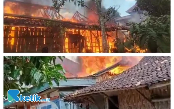 Thumbnail Berita - Ditinggal Panen Tembakau, Dua Unit Rumah dan Dapur di Sampang Ludes Terbakar