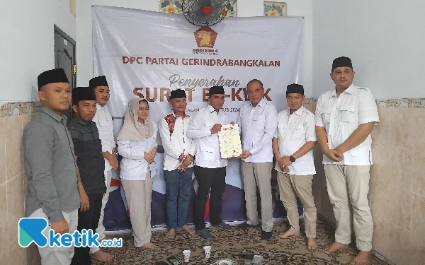 SK model B1 KWK Partai Gerindra Akhirnya Jatuh pada Paslon Lukman - Fauzan