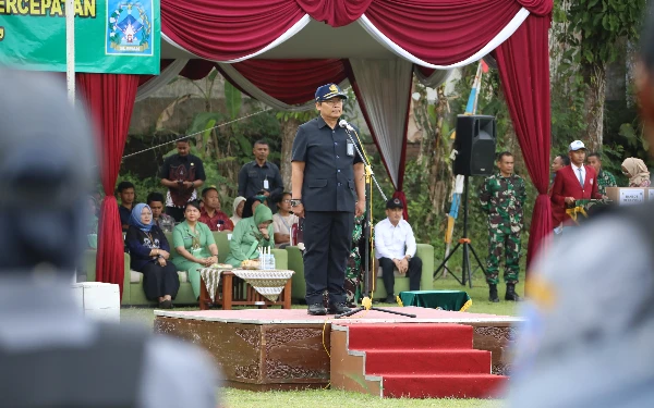 Pjs Bupati Sleman Buka TMMD Sengkuyung Tahap IV Kodim 0732/Sleman di Hargobinangun Pakem