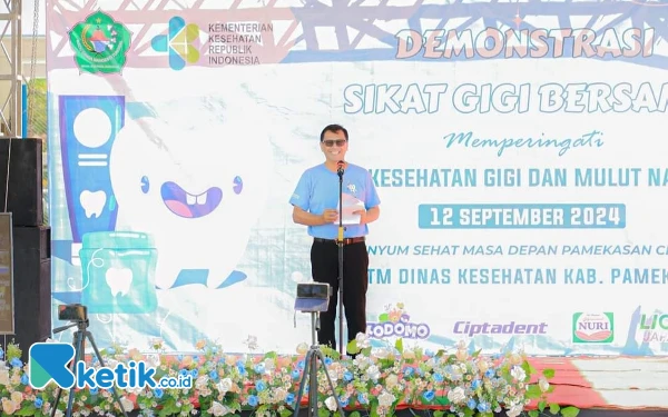 Pj Bupati Pamekasan Ajak Masyarakat Jaga Kesehatan Gigi Sejak Dini