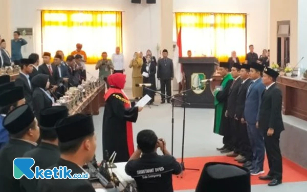 Pimpinan DPRD Kabupaten Sampang Masa Jabatan 2024-2029 Dilantik, Ini Komposisinya