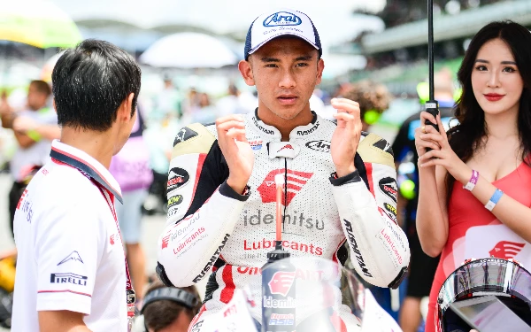 Thumbnail Berita - [Berita Foto] Suasana Race dan Paddock Mario Aji di Moto2 GP Malaysia