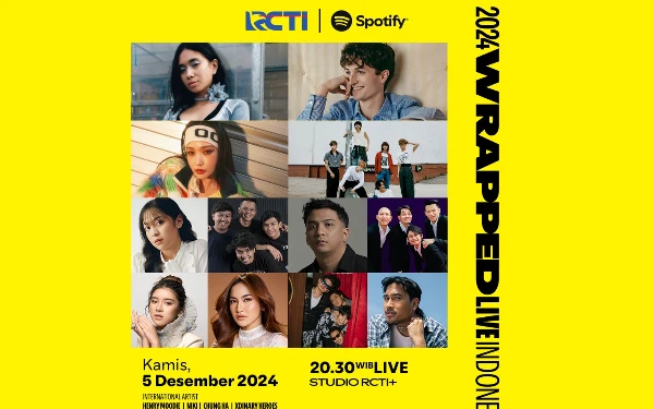 Thumbnail Berita - Niki Zefanya, Xdinary Heroes dan Mahalini Siap Guncang Spotify Wrapped Live Indonesia 2024