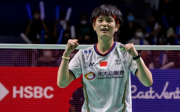 Thumbnail Berita - Hasil Final Tunggal Putri BWF World Tour Finals 2024: Wang Zhi Yi Tumbangkan Han Yue