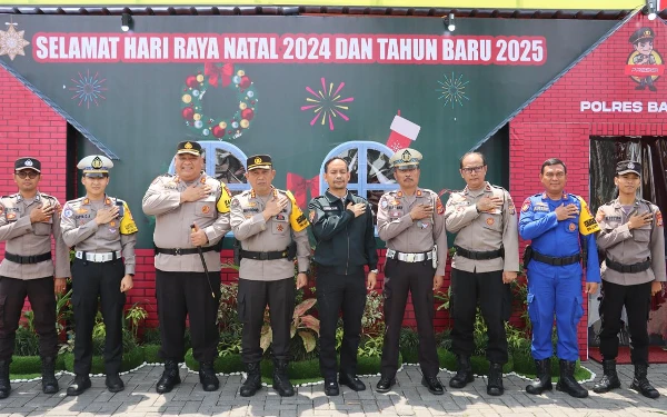 Pejabat Utama Polda DIY Lakukan Pengecekan Pospam Operasi Lilin Progo 2024