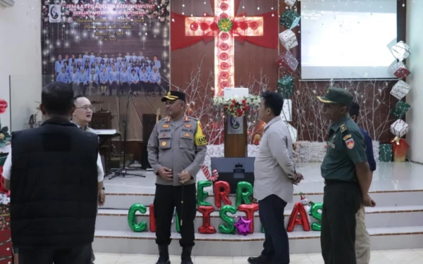 Thumbnail Berita - Malam Natal, Jajaran Forkopimda Kabupaten Pekalongan Kroscek Gereja dan Pos Pengamanan