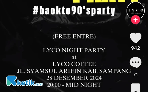 Thumbnail Berita - Forum Sampang Lil Jami' Tolak Keras Lyco Night Party Digelar 28 Desember Besok