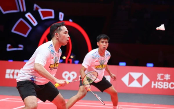 Thumbnail Berita - Lawan Cedera, Sabar/Reza Auto Lolos ke Babak 16 Besar Malaysia Open 2025