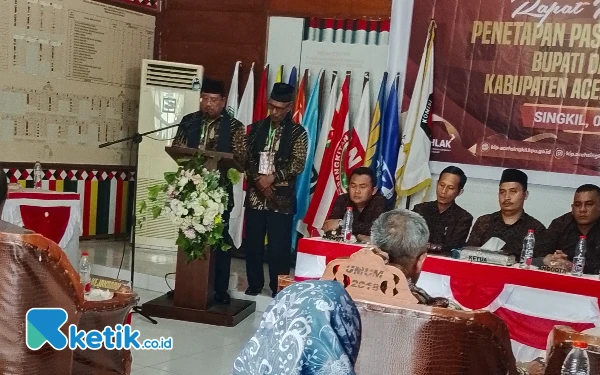 Thumbnail Berita - KIP Gelar Penetapan Bupati - Wabup Aceh Singkil Terpilih